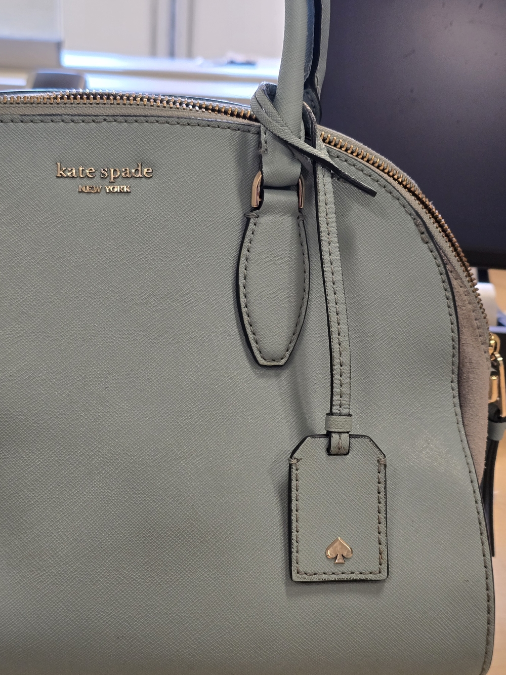 Kate Spade Large Riley Satchel – Suede & Leather (No Crossbody Strap) - Picture 3 of 16